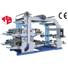 Máquina de impresión flexográfica de cuatro colores de alta calidad